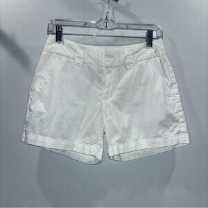 Tommy Hilfiger White Cotton Shorts | Size 0